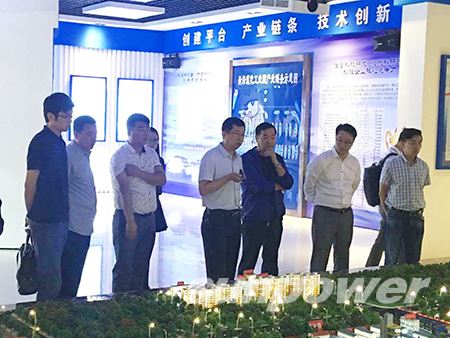 南京中圣集团到新绛县精细化工循环经济示范园洽谈热电联产投资项目