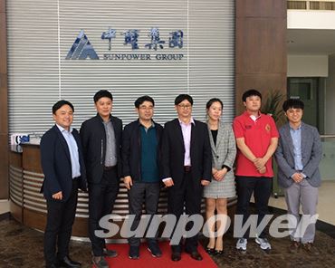 韩国现代集团客户与中圣集团旗下南京圣诺热管有限公司互访交流